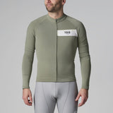 Cykeltröja Herr - Void Core Powerstretch Långärmad Grön