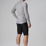 Cykeltröja Herr - Void Core Powerstretch Långärmad Grå