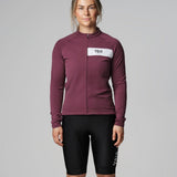 Cykeltröja Dam - Void Core Powerstretch Långärmad Lila
