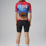 Maillot de cyclisme à manches courtes Abstract Femme