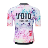 Abstracte Fietstrui met Korte Mouwen voor Dames