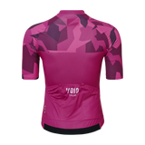 Abstract Short Sleeve Cycling Jersey Women