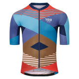 Abstract Short Sleeve Cycling Jersey Men