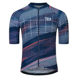 Abstract Short Sleeve Cycling Jersey Men