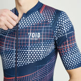 Abstract Short Sleeve Cycling Jersey Men