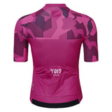 Abstract Short Sleeve Cycling Jersey Women